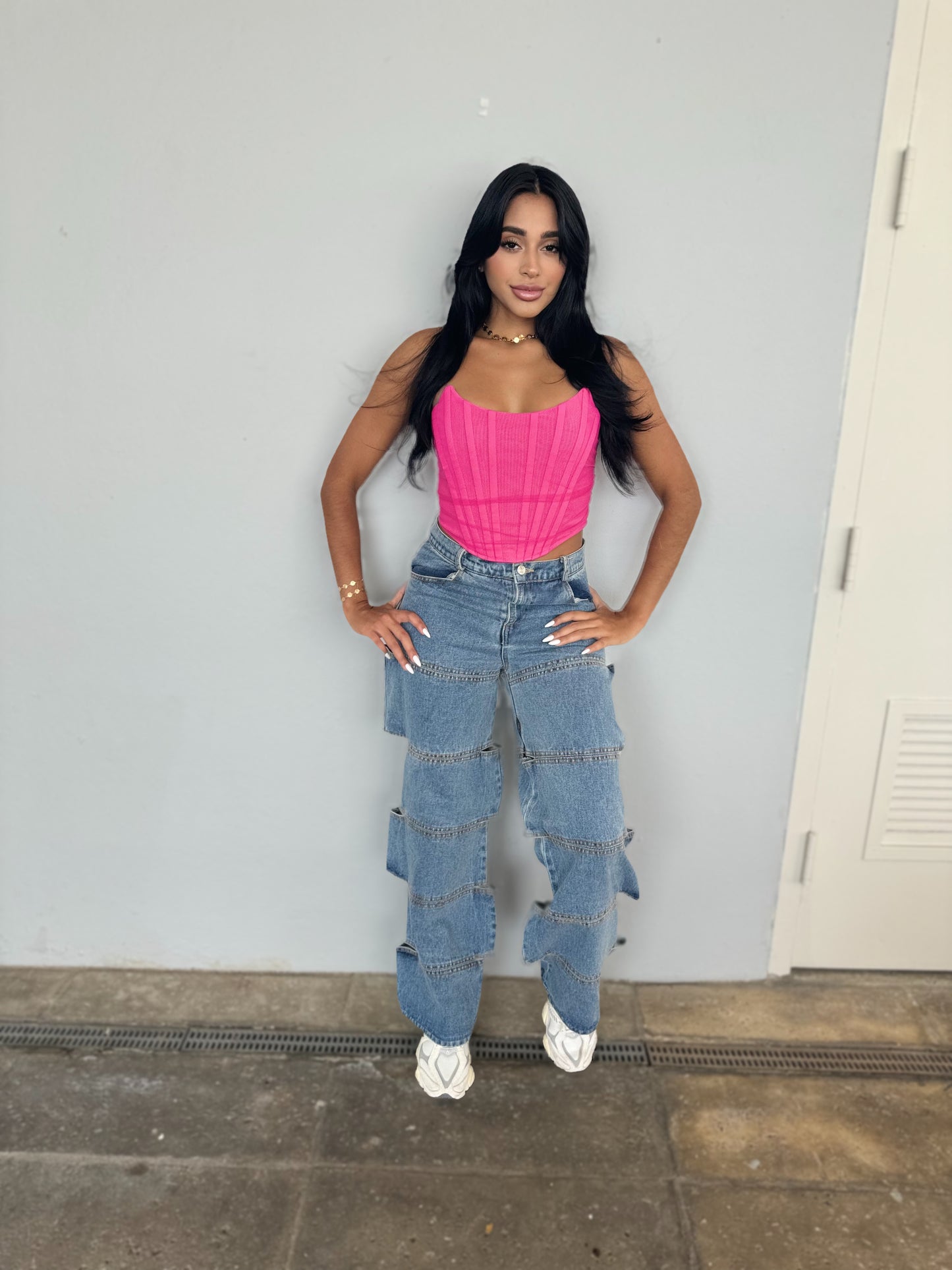Cargo Denim Pant