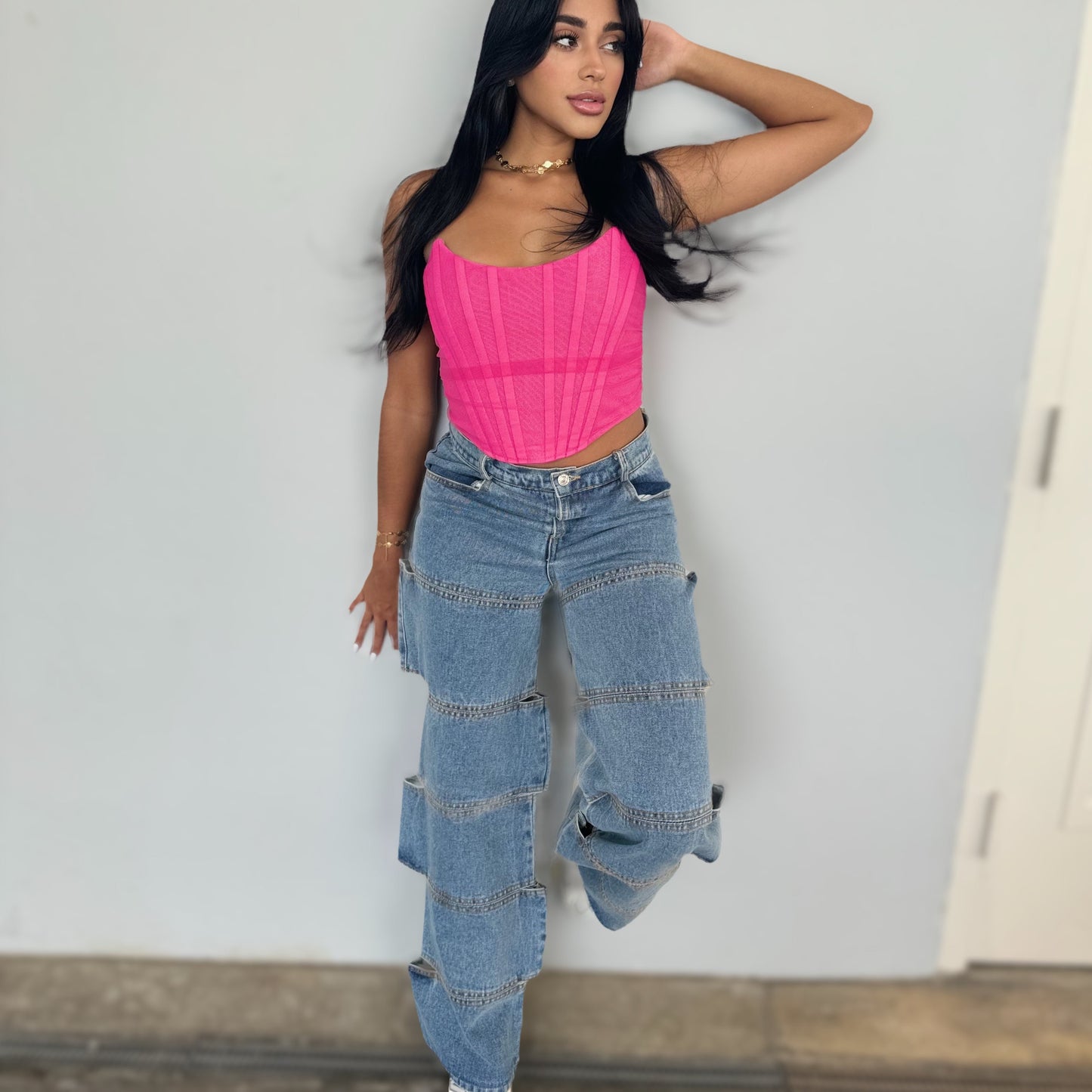 Cargo Denim Pant