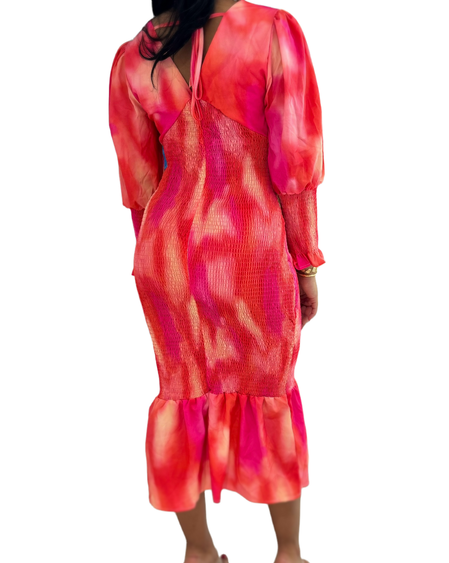 Fucsia Midi Dress