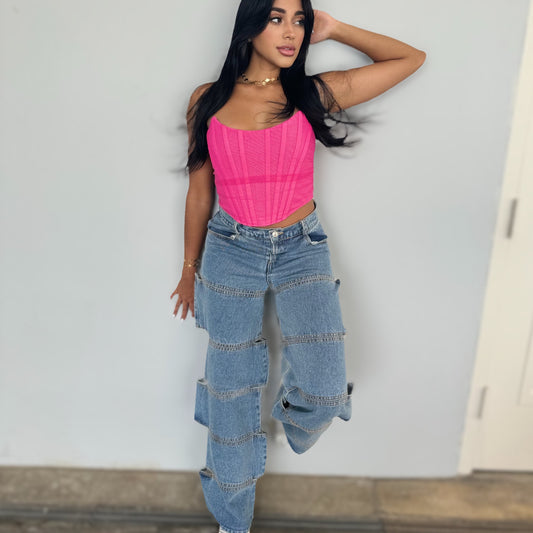 Cargo Denim Pant